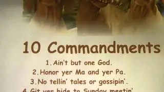 The Hillbilly Ten 10 Commandments II Featuring the Hilllbilly Dogs Only $12.95