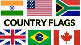 Countries and flags name (English hindi and urdu)