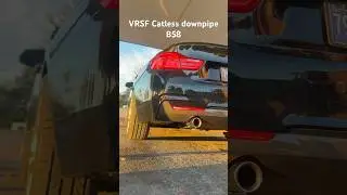 B58 440i Turbo sound VRSF Catless downpipe revs