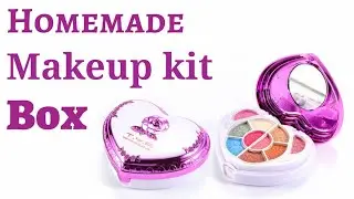 Homemade small Makeup kit Box || How to Make heart shape Makeup kit at Home || DIY makeup Kit ||