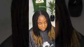 🔥 Instant Locs + Extensions & Vibrant Coloring! Must-See Transformation! 🌈✨