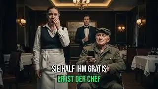 Die Kellnerin half ihm – Sein Geheimnis schockte alle!