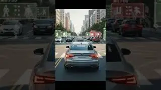 Tesla&rsquo;s Full Self‑Driving in action: smooth turns, smart decisions, futuristic driving Tesla shorts