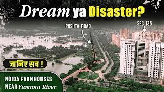 Yamuna Flood Exposed Farmhouse Scam in Noida | Noida Flood News Latest #yamunaflood #noidarealestate