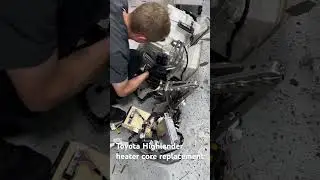 Toyota Highlander heater core replacement #toyota #highlander ￼