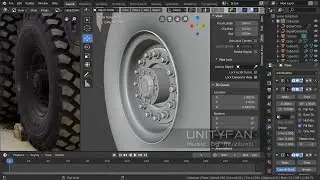 #113 modeling truck in blender - ep 02 - wheel modeling - 4x timelapse