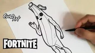 COMO DIBUJAR A PEELY BANANA | FORTNITE | how to draw peely banana