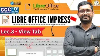 LibreOffice Impress View Menu Bar 🔥 | Complete Guide in Hindi | Presentation Tips & Tricks 2025