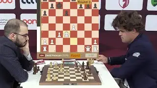 David Paravyan vs.  Magnus Carlsen / FIDE World Rapid 2025 / Round 2  Sicilian Defense