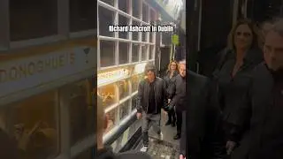 Richard Ashcroft arriving at the Oasis after party in O&rsquo;Donighue&rsquo;s pub Baggot Street Dublin #oasis