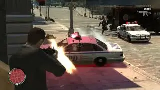 GTA 4 - Hitman-Style Mafia Assassination + Six Star Escape