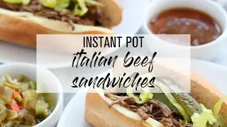 Instant Pot Italian Beef Sandwiches