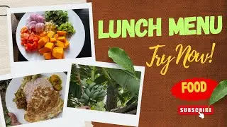 Traditional lunch menu Pumpkin Curry and Ash Plantain Curry 