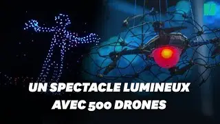 Ces 500 drones ont illumin&eacute; le ciel pour un show spectaculaire