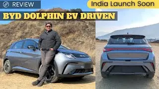 BYD Dolphin Driven || Drive Review of India Bound Electric Car || BYD Dolphin Electric Hatchback
