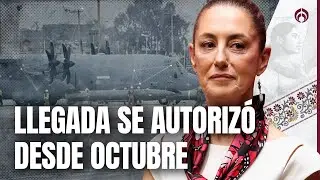 Sheinbaum niega operación militar de EU en México tras aterrizaje de avión en Toluca