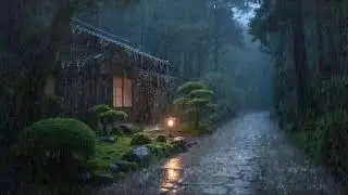 Anxiety at night &ndash; Relaxing rain sound &ndash; Rain outside safe home &ndash; Peace returns 🌙🌿