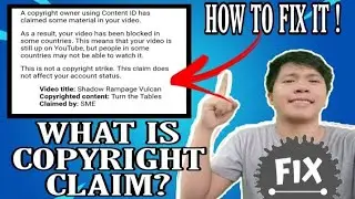Paano Tanggalin ang copyright claim | What is copyright claim or content ID claim.