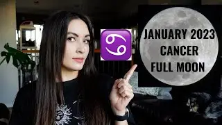 FULL MOON in CANCER- January 6 2023 -  Mercury Retrograde Advice, Ritual Ideas, Shadow Work