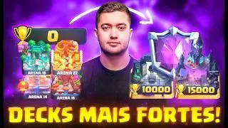 MELHORES DECKS PARA ZERAR O CLASH ROYALE EM 2025 ATUALIZADO!