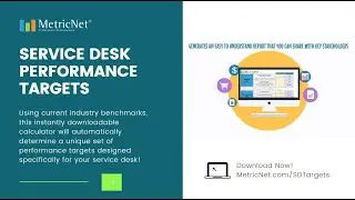 Service Desk Performance Targets Calculator