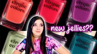 Cirque Colors Glazed 2025 Nail Polish Swatch & Review - New Jellies? || KELLI MARISSA