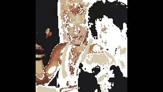 Billy idol and Steve Stevens pixel art #rock #billyidol #stevestevens