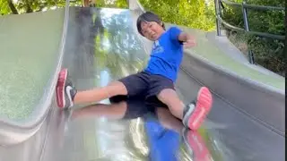 🛝Highest slide of all Chicago parks, most slippery