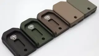 Precision Machined Micro Dagger Baseplates! CNC Perfection in Action 🔥 #Gunsmithing #CNC