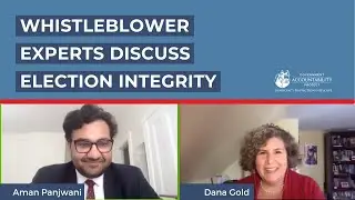 Whistleblower Experts Discuss Election Integrity | Facebook Live October 6, 2020