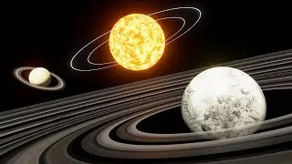 Planet RINGS Size Comparison | 3D Comparison