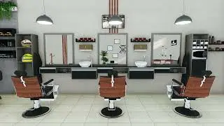 Design 3d Barbearia Rafael