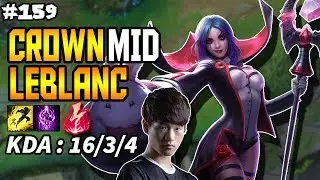 SSG Crown Leblanc vs Lucian MID - Korea Challenger Season 8
