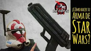 💡¿COMO HACER una pistola de STAR WARS? - Tutorial del blaster DC-17, pistola del CAPITÁN REX