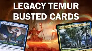 THE F.I.R.E. NATION ATTACKS! Maxtortion's Legacy Temur Busted Cards with Maddening Hex Uro Minsc MTG