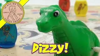 Dizzy Dizzy Dinosaur Game #9100, 1987 Pressman Toys