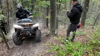 Traseu ATV prin padure🔥 CF MOTO 🆚 CAN-AM🔥