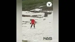How to self arrest using an ICE AXE during fall on glacier slopes in mountaineering by Arijit Dey