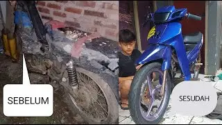 HASIL RESTORASI VEGA R LAMA TERTIDUR PULAS MODIFIKASI ROAD RACE PART 2