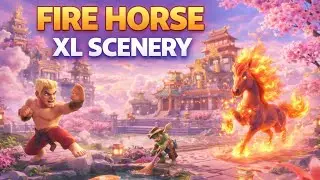 Year of the Fire Horse XL Scenery Explained | Clash of Clans