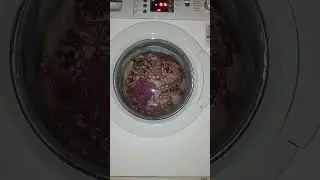 Bosch WAE28425 rinsing a duvet on rinse (full cycle)