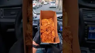Juicy Cheese Burger + Crispy Chicken Feast😍#food #short #viral