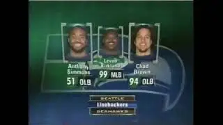 Jacksonville Jaguars at Seattle Seahawks October 7, 2001 week 4 1st half