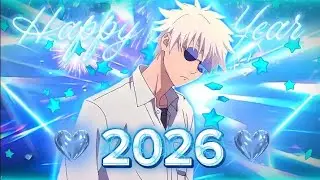 HAPPY NEW YEAR 🎆🎊🥂|my first AMV edit😶| Anime mix edit🌸✨