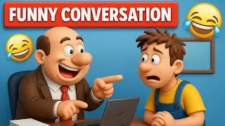 Funny Video I Boss Vs Employee Funny Conversation 🤣 I Hindi Jokes I Cartoon video