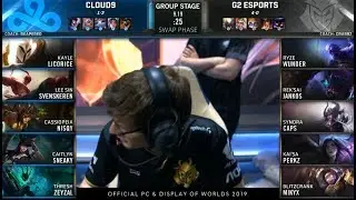 C9 vs G2 Highlights Game 2 Worlds 2019 Group A Day 6 | Cloud9 vs G2 Esports