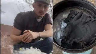 (How to make) char-￼cloth 👖🔥