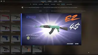 4$ Profit EZ Back to Back AK-47 Wintergreen Trade Up