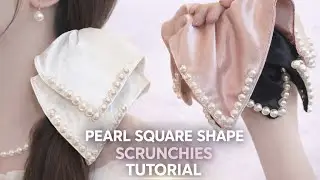 Square Shape Scrunchie Banana Sikhye | Cutting & Stitching Tutorial
