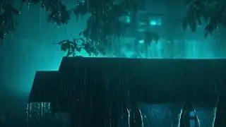 Heavy Rain on Roof | Best Sleep & Study Ambience